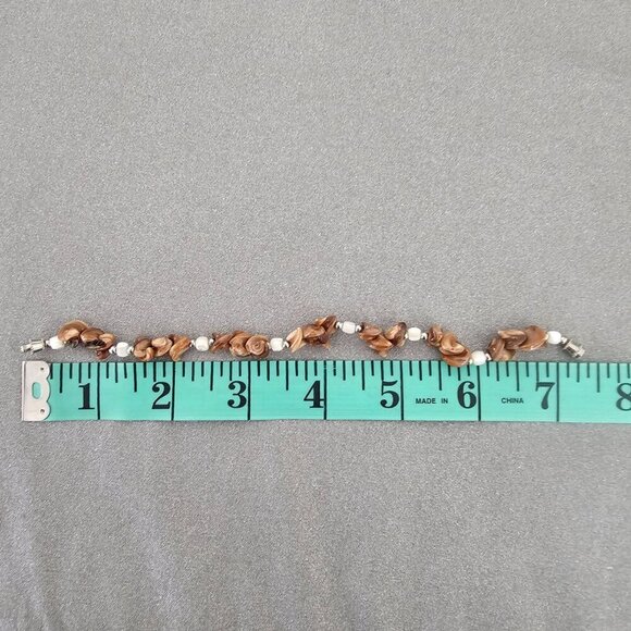 Vintage Puka Shell Bracelet 7" | Handmade - Picture 13 of 13